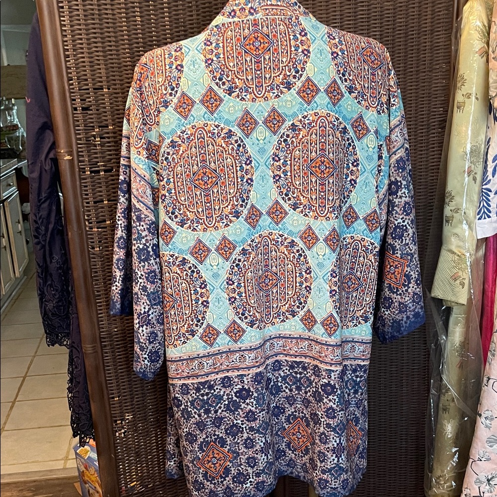 Blush Multicolor Patterned Jacket - Picture 6 of 7